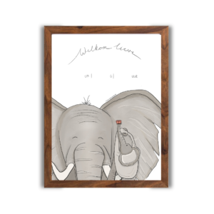 Poster babykamer | Olifant